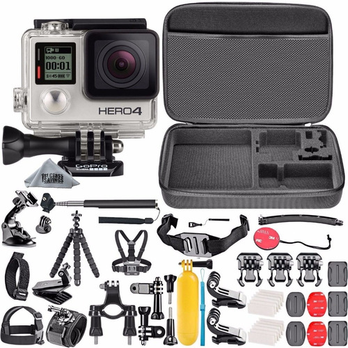 Gopro Hero 4 Silver Edition Camera Camcorder + 50 Piece Hero (Reacondicionado)