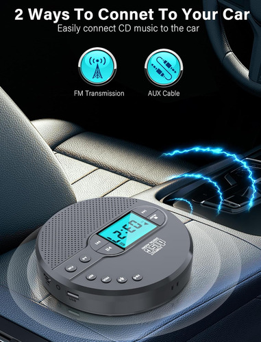 Reproductor De Cd Discoman Recargable De 2000 Mah: Reproduct