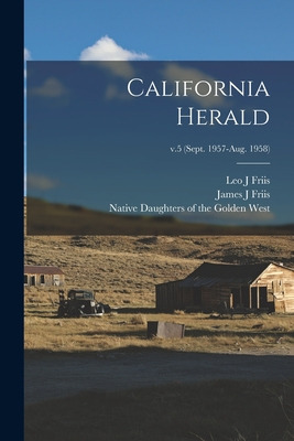 Libro California Herald; V.5 (sept. 1957-aug. 1958) - Fri...