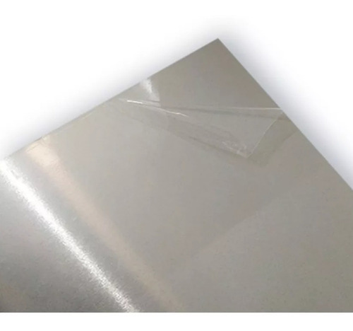 15 Laminas De Aluminio Aperlado Plata 30x20cm Para Sublimar