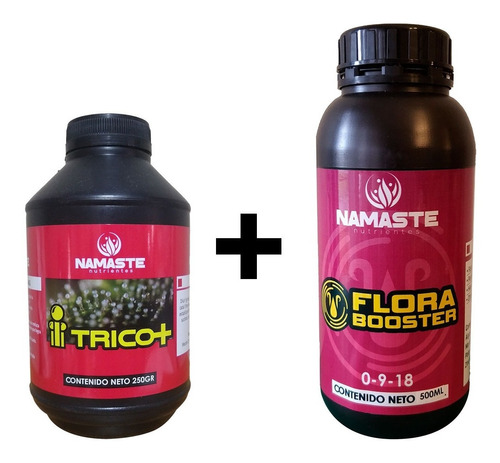 Kit Namaste Flora Booster 500 Cc + Melaza Polvo Trico+ 250gr