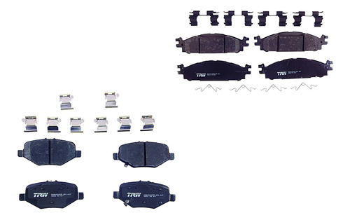 Jgo Balatas Cerámicas Delanteras Y Traseras Taurus 13 Al 15