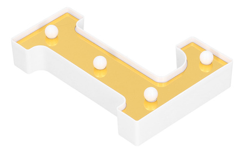 Lámpara Led En Forma De L Alphabet Light Con Letra Inglesa