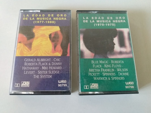 La Edad De Oro De La Musica Negra 2 X Cassettes Nacional Exc