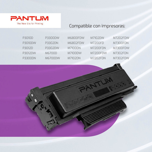 Imagen 5 de 10 de Toner Tinta Original Para Impresora Pantum Tl-411x