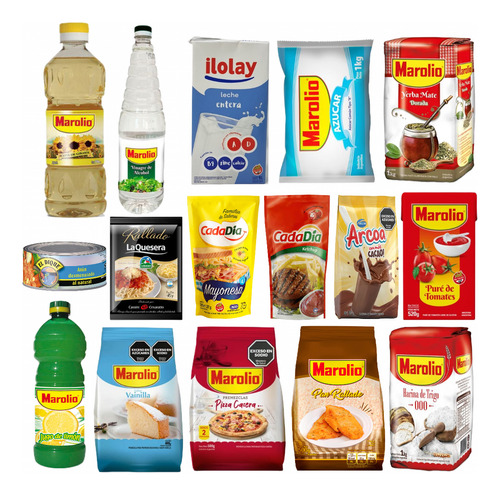 Combo De Mercaderia / Canasta Basica X 75 Productos
