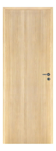 Puerta Placa Oblak Practika Lenga Marco De Chapa Izq. 80 Color Madera