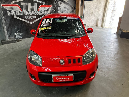 Imagem 2 de 18 de Fiat - Uno Sporting 1.4 Completo 2013 Com Baixa Km !!!