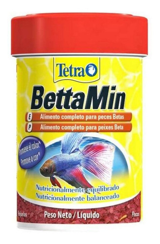 Ração Tetra Bettamin Flakes Em Flocos - 23gr