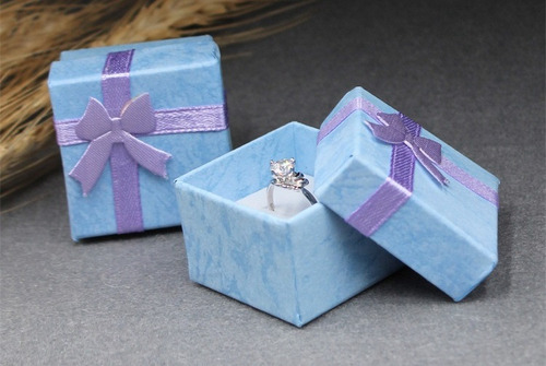 Imagen 3 de 5 de Set 24 Cajas De Regalo Para Joyas 4x4cm