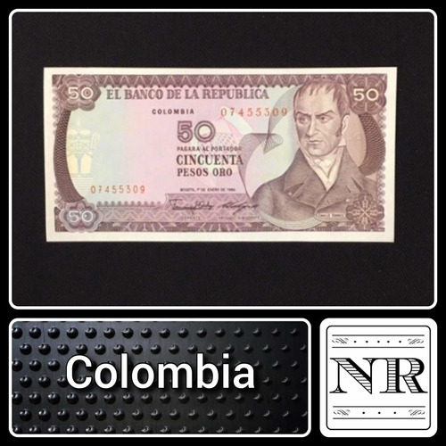 Colombia - 50 Pesos - Año 1986 - P # 425