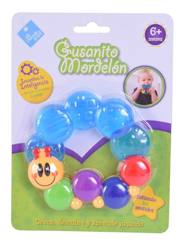 Imagen 2 de 6 de Mordillo Gusanito Mordelon El Duende Azul Nuevo 6024