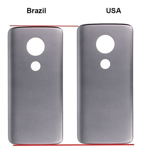 Tapa Trasera Compatible Con Moto Motorola E5 Versión Brasil