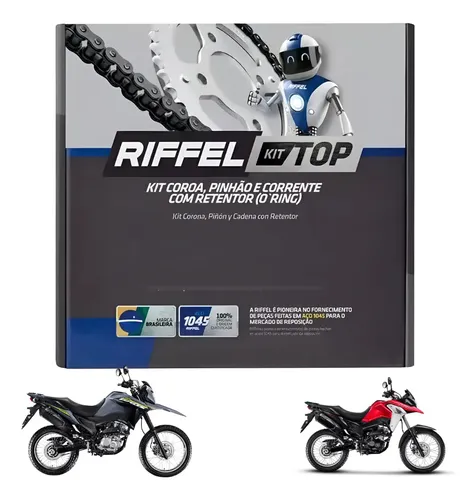Kit Transmissão Moto Honda Nxr Bros 160 Xre 190 2016 A 2026
