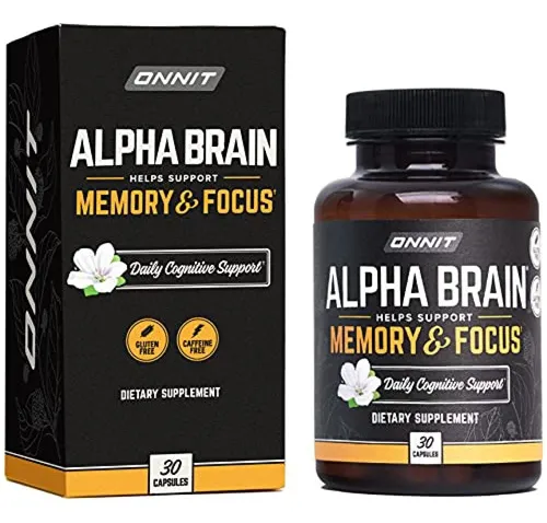 Onnit - Suplemento Para El Cerebro 30 Cápsulas Alpha Brain