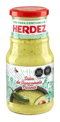 Salsa Herdez Tipo Guacamole Picante 240 Gr