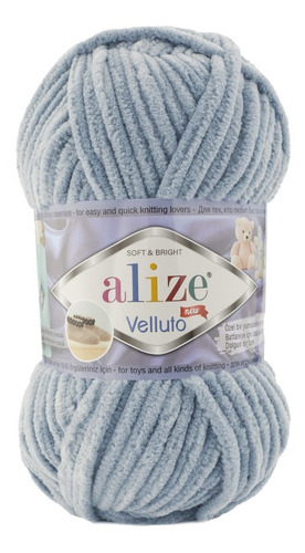 Alize Velluto  Ovillo De 100grs C/u Estambres Erika 428