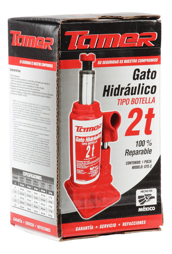 Gato Hidr 2 Toneladas Con Tornillo Extensión Garantizado
