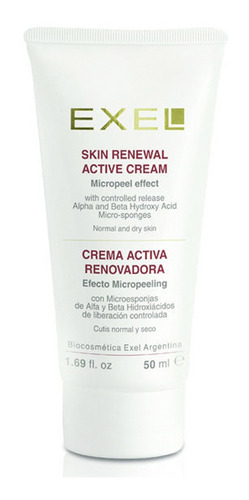 Crema Activa Renovadora Efecto Micro Peeling 50ml Exel 