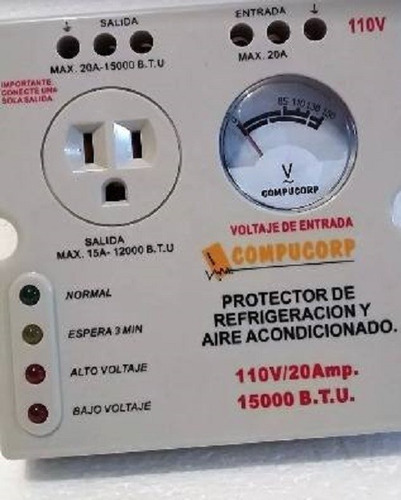 Protector Refrigeracion Bombas Aa 110v Doble Conexion