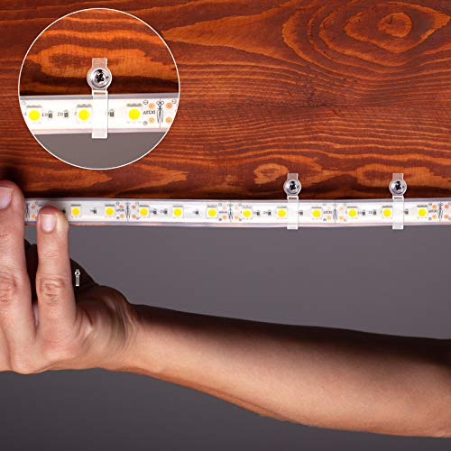 Clips De Montaje Led De 300 Piezas, Tira De Soporte Led, Jue