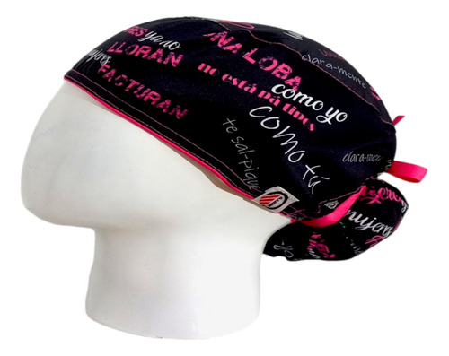 Gorro Quirúrgico Mujeres Facturan Antifluido + Lanyard 