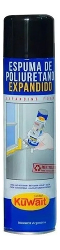 Imagen 3 de 5 de Espuma Poliuretano Expandido Aerosol 750ml Kuwait Pintumm