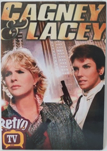 Cuadro Serie Retro Cagney And Lacey  29 X 20 Cm