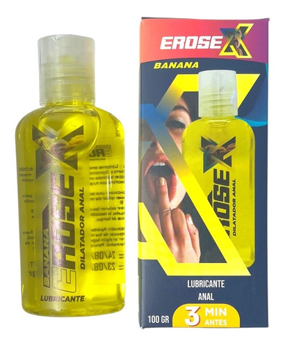 Lubricante Dilatador Anal Erosex Banana