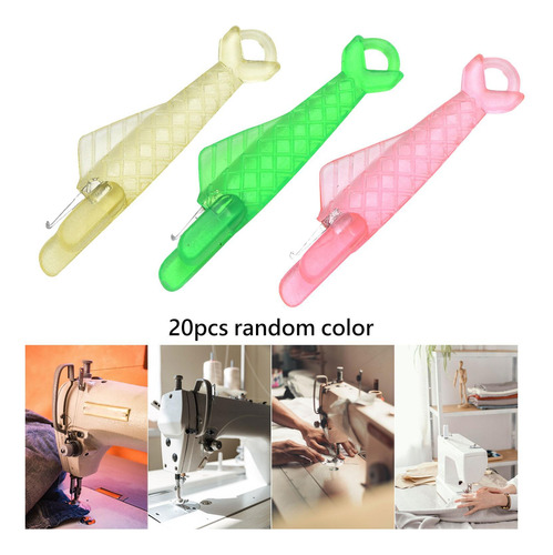 2 X 20 Piezas Tipo Pesca Enhebrador Máquina De Coser