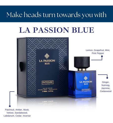 Perfume Intense Elite La Passion Edp 100ml Para Homens