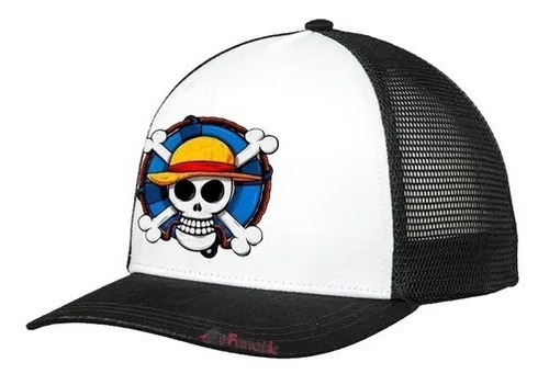 Gorra Trucker One Piece Luffy Sombrero De Paja Unisex