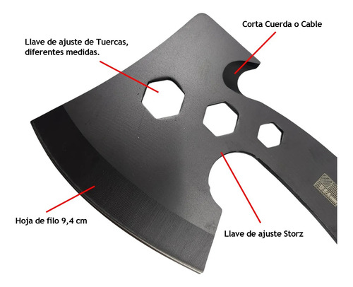 Hacha De Supervivencia Táctica Columbia Mod. F3013a