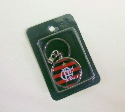 Chaveiro Meia Bola De Futebol Do Flamengo Novo