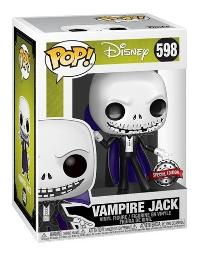 Funko Pop Disney Vampire Jack #598 Special Edition