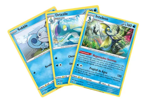 Jogo De Cartas Pokémon Espada E Escudo Inteleon - Copag - Deck de Cartas -  Magazine Luiza