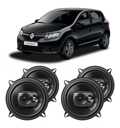 Auto Falante Renault Sandero 2015 A 2020 Pioneer 200w