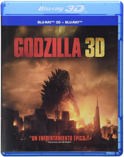 Godzilla 2014 Película Original Blu-ray 3d + Blu-ray