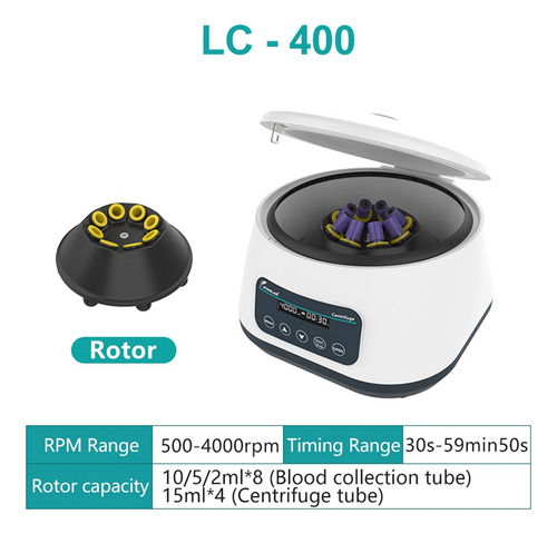 Centrífuga De Plasma Centrifugadora Digital Prp De Laborator
