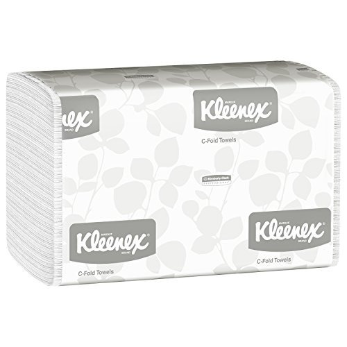 Kleenex C Fold Toallas De Papel 01500, Absorbente, Blanco,