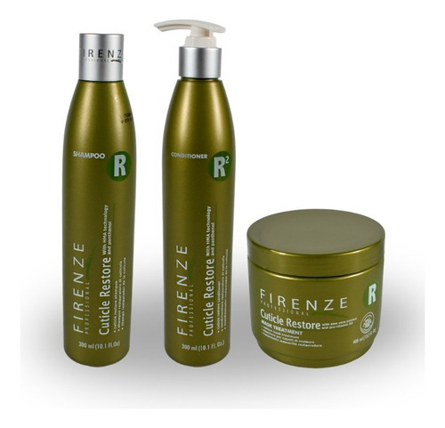  Kit Shampoo+acondicionador+tratamiento Cuticle Rest Firenze