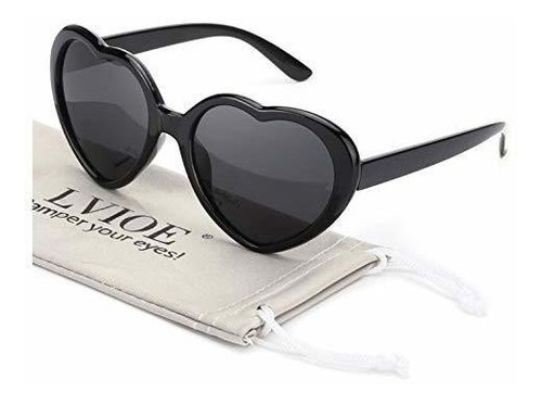 Lentes De Sol - Lvioe Heart Sunglasses For Women, Polarized 