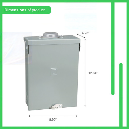 Square D By Schneider Electric Hom612l100rbcp Homeline 100 Amp No Empotrado 12-circuit Al Aire Última Intervensión Principal Lugs Centro De Carga