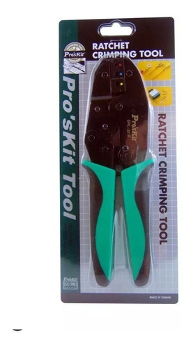 Pinza Crimpeadora Proskit 6pk-301r Para Terminales Aislados