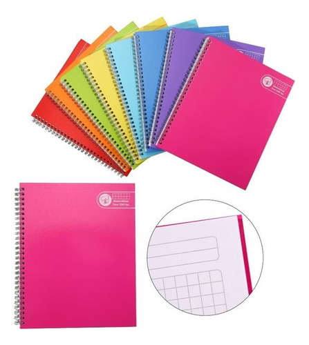 Pack 8 Cuadernos Universitarios Arte Top 100 Hojas 7mm