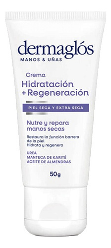 Crema Para Manos Dermaglos Hidratación + Regeneración X 50g 
