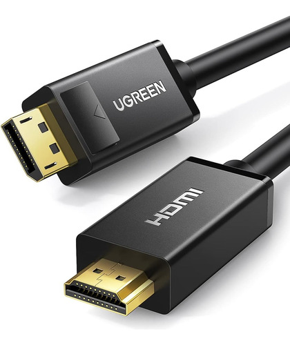 Ugreen Cable Display Port Macho A Hdmi Macho | 4k | 2metros