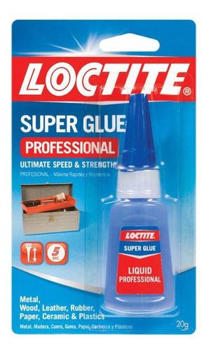 Super Glue Loctite Pegamento Liquido Adhesivo Ultra Resisten