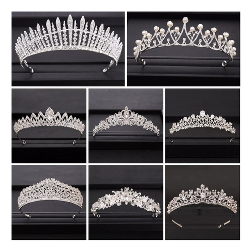 Tiara Corona Novias, Princesas, Quinceañeras, Diadema Tocado