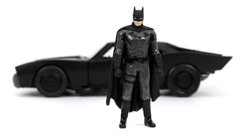 Imagen 8 de 10 de The Batman Batimovil Con Figura Dc Jada Escala 1:24 Original